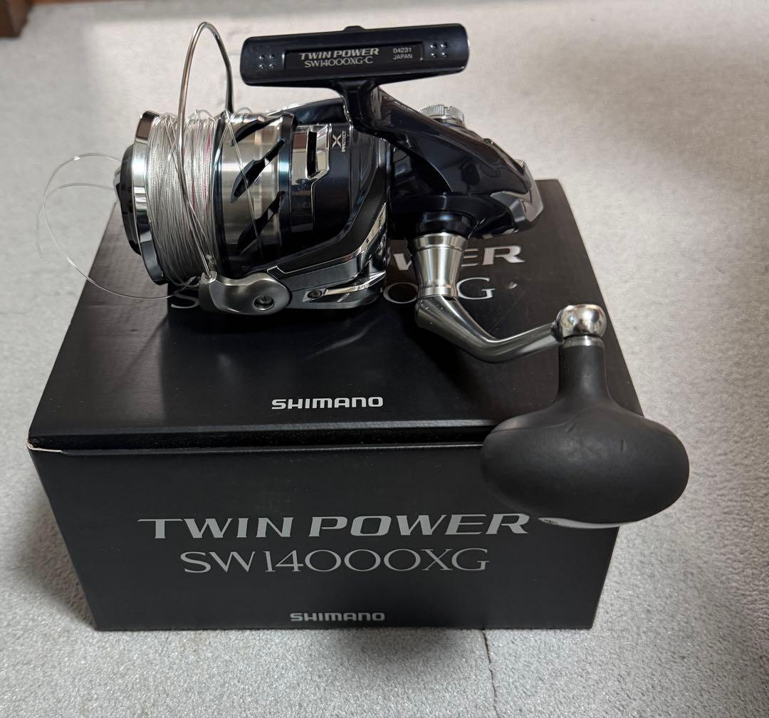 【美品】SHIMANO TWINPOWER SW14000XG スピニングリール