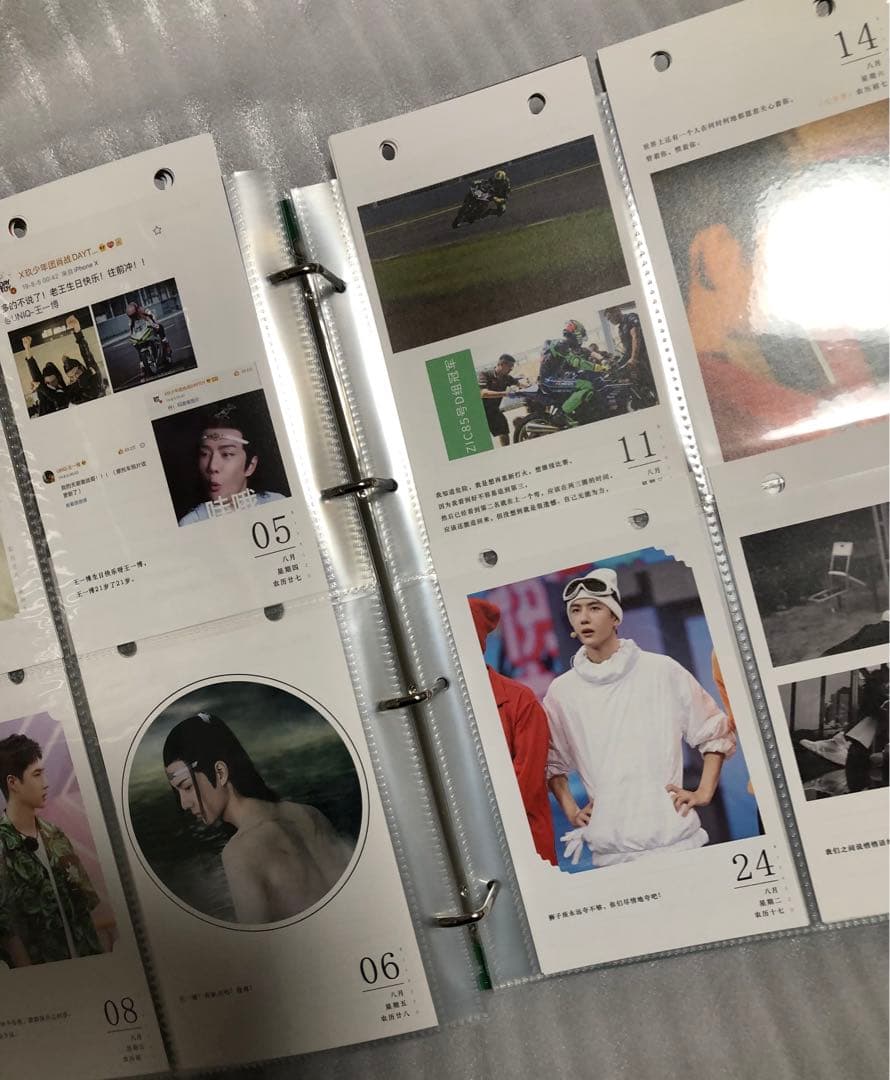 王一博 バインダー＋A4・Pカード他 リフィル50枚付 アルバム y 写真集