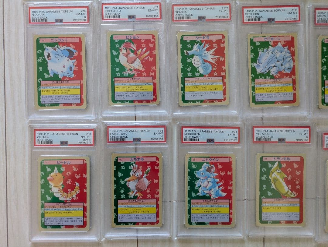 ポケモンカード　トップサン　 PSA5〜9　36枚セット　+　11枚