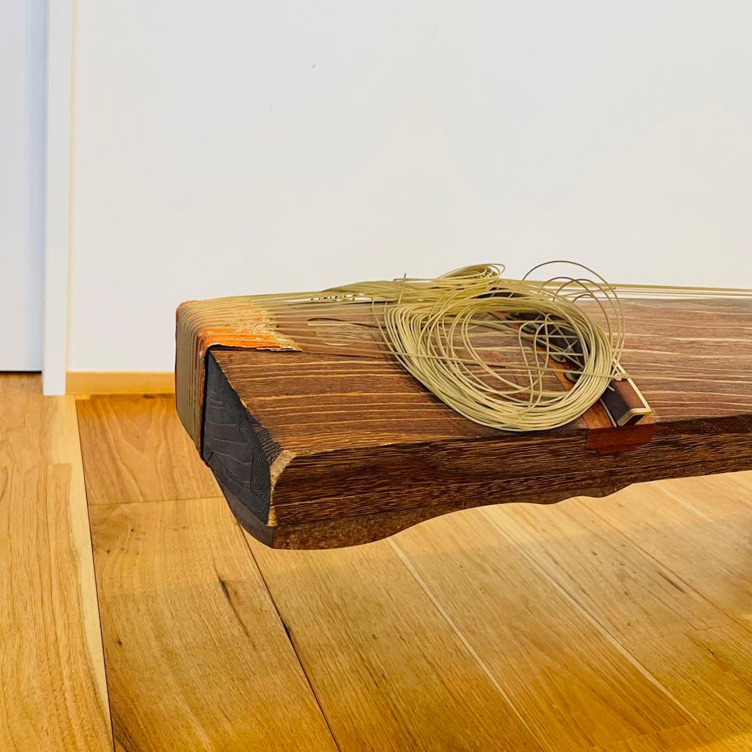 琴 13弦　すだれ彫り 並甲 レトロ ヴィンテージ 音楽 日本