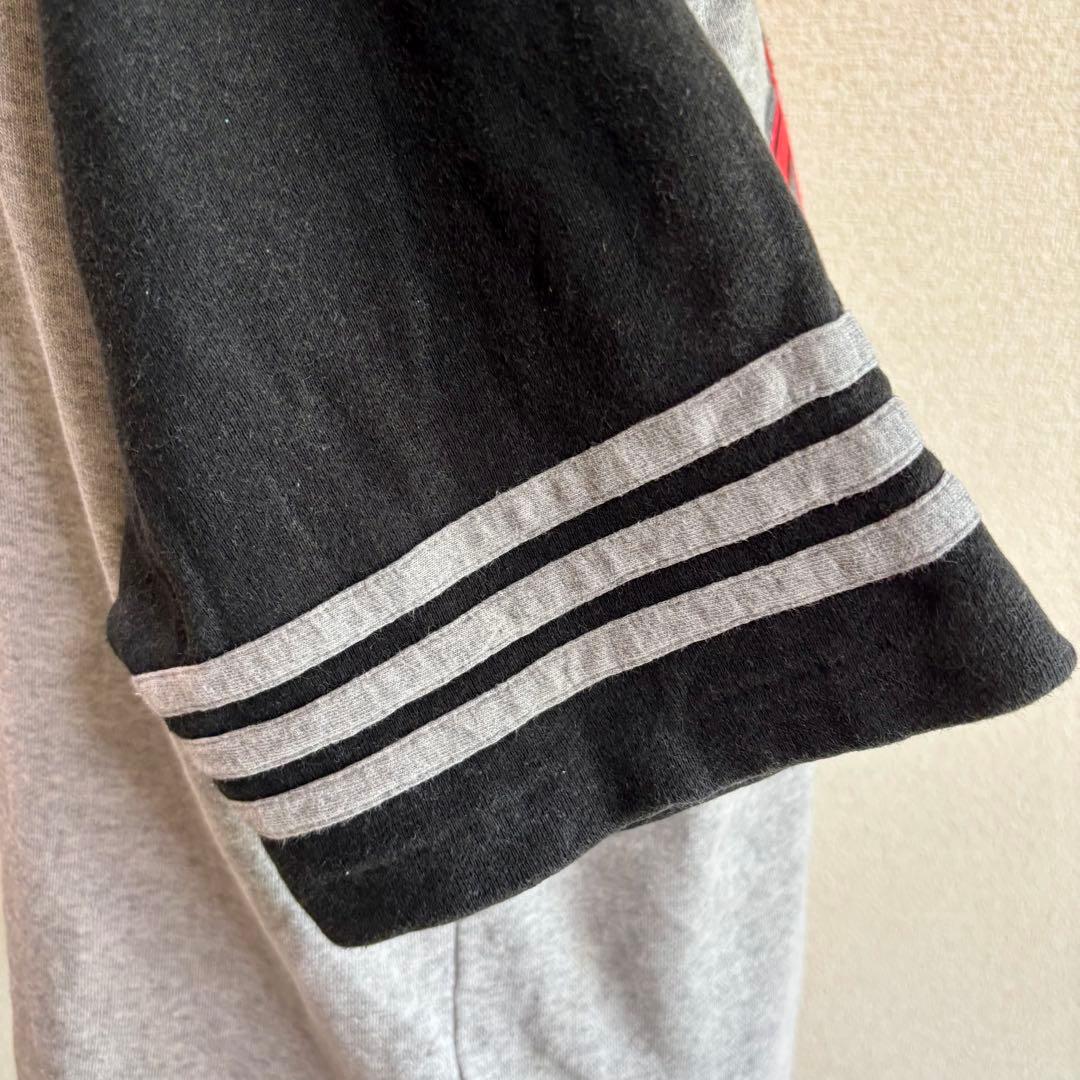 激レア80s 90s アディダス adidas デサント製 ベースボールシャツ