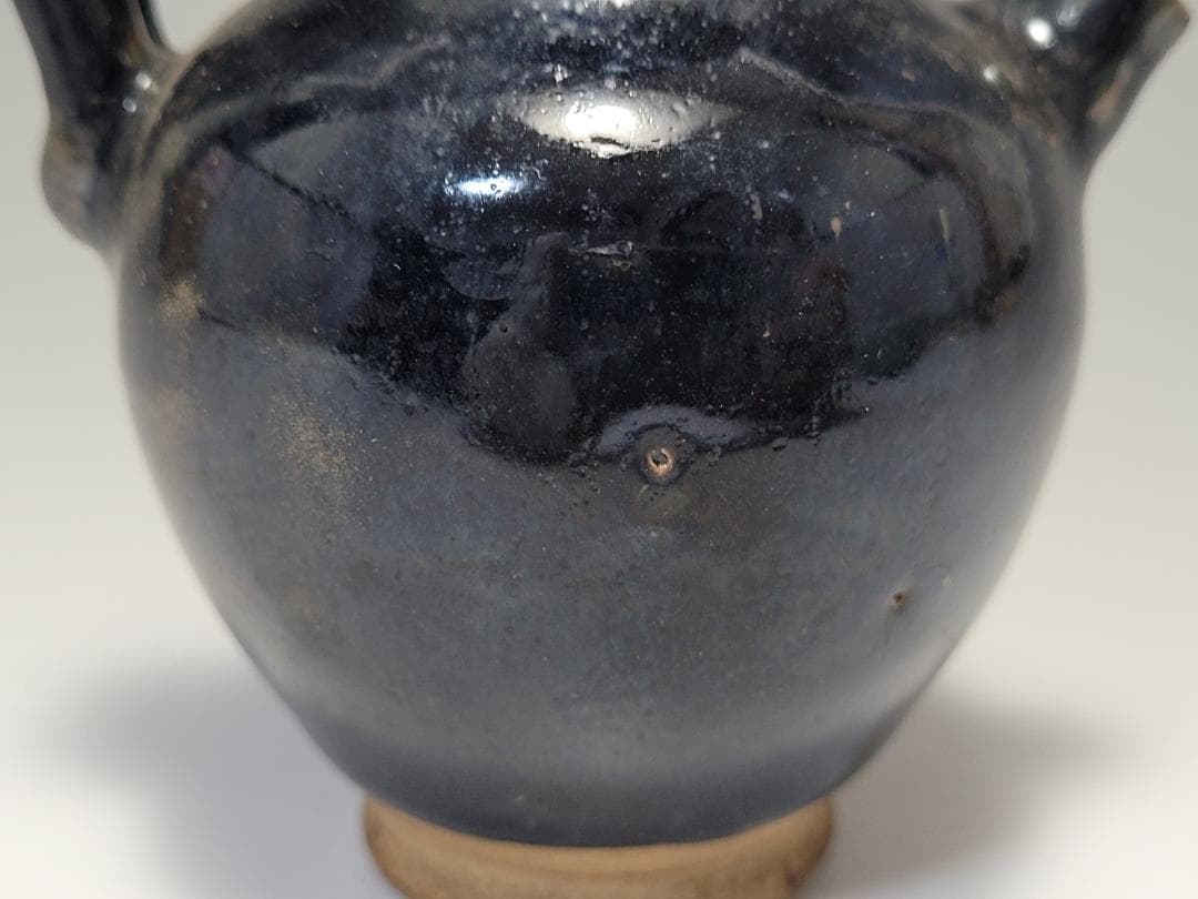 黒釉 水注 宋元時代 高さ約8.9cm