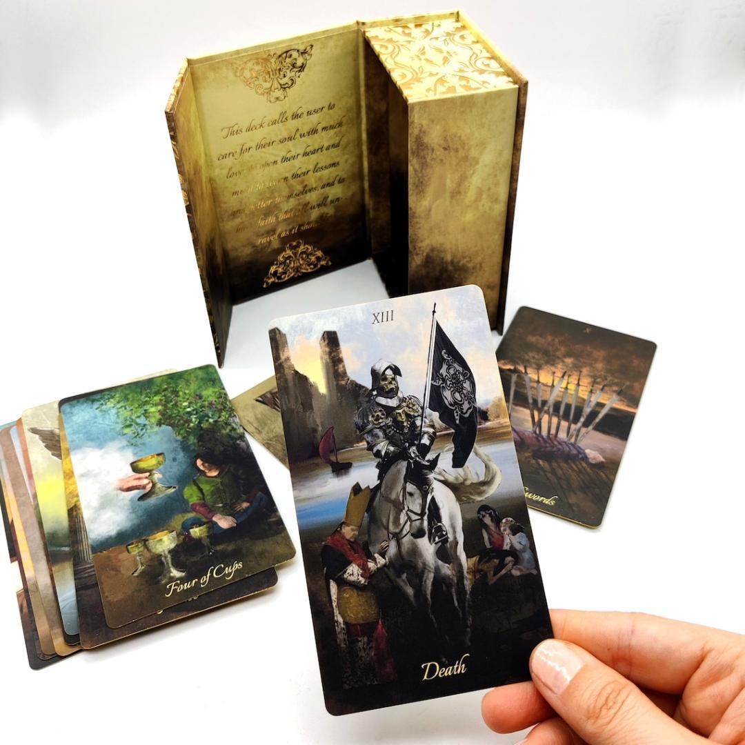 正規品✨金箔ディテールの美しく豪華なデッキ✨高級感溢れるバロックタロットカード✡