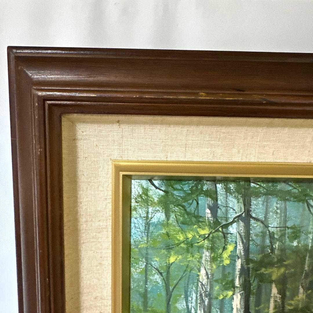 価値あり真筆　大友修一　絵画　油彩　風景画　東海道の朝日　美術品　インテリア