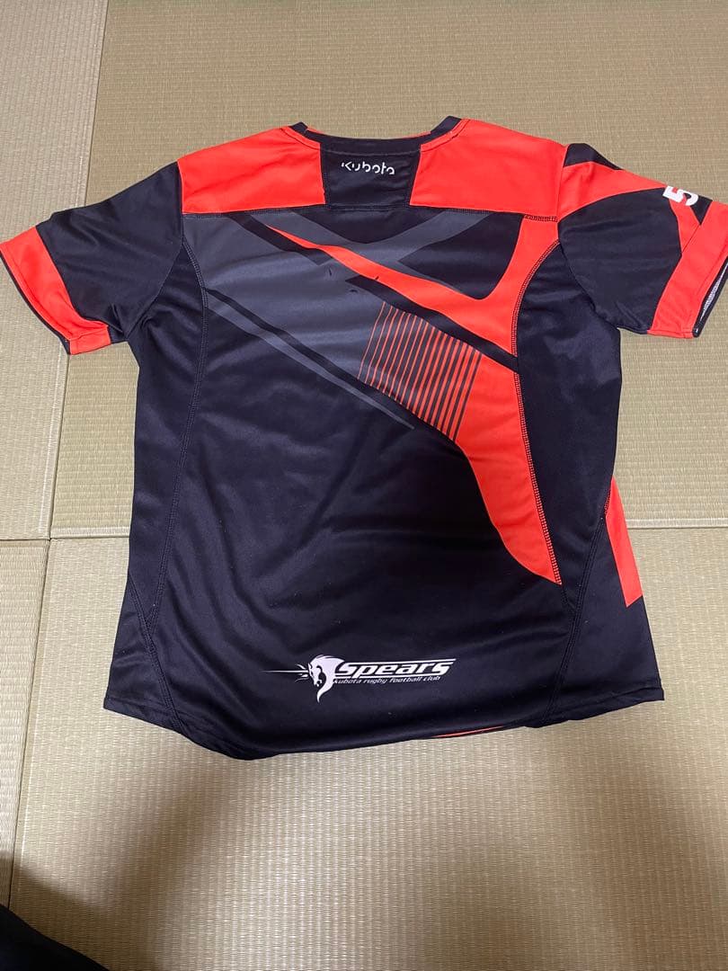 【非売品】 クボタスピアーズ Tシャツ Mサイズ BLK ラグビー 支給品