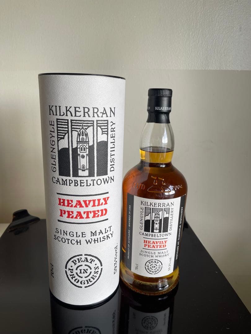 ウイスキー キルケラン べビリーピーテッド バッチNo1 700ml 59.3%