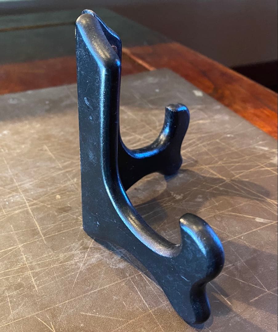 中国汕頭・スワトウ染付絵皿　鑑賞台付 沈船品・ヴィンテージ　レア ・台湾茶器