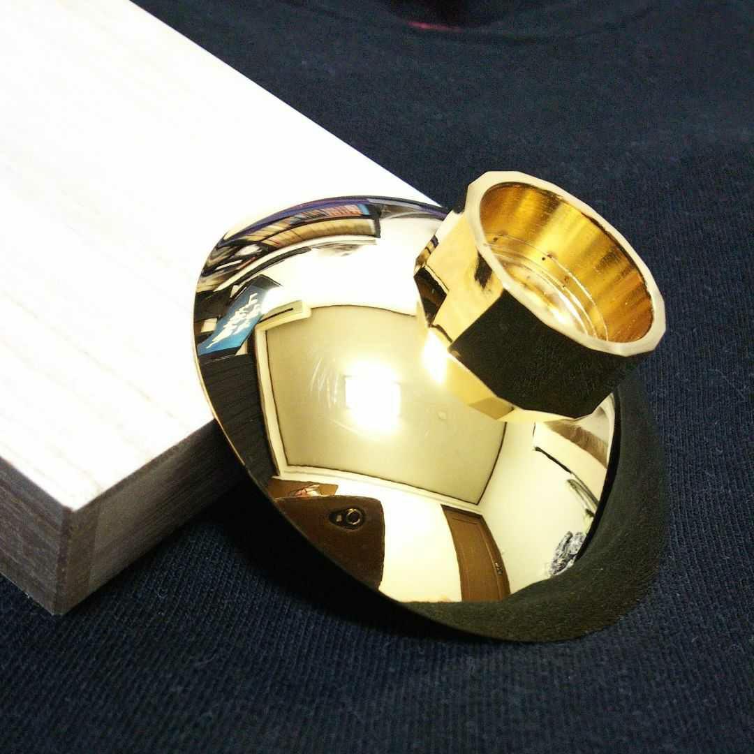 ◆純銅製ぐい吞み②(いぶし銀彩)新品[オマケ付]