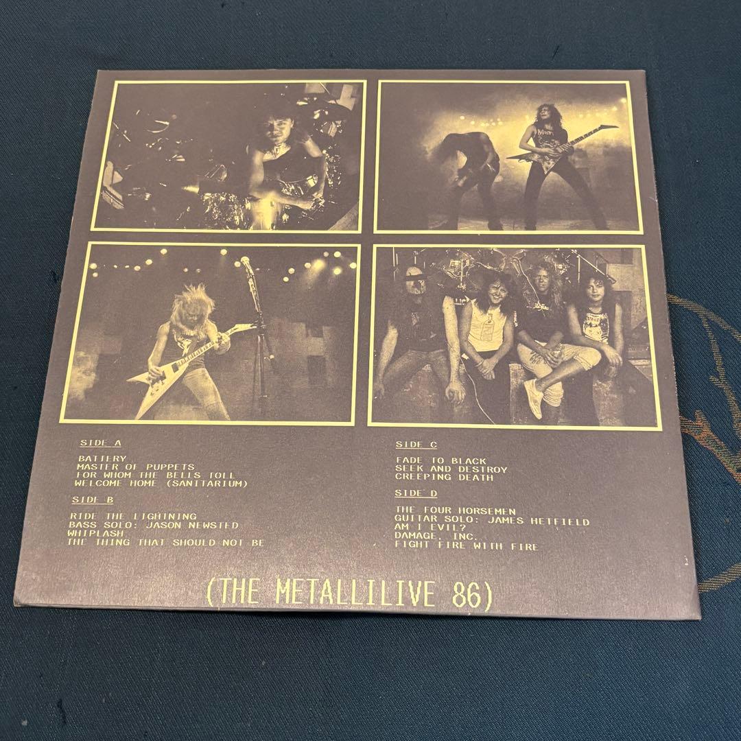 洋楽 llica Damage Inc. Tour 1986 2LP