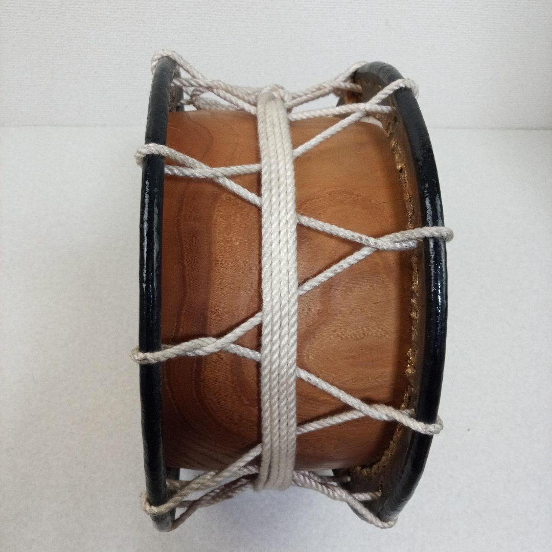 けやき 刳り貫き 締太鼓 台付　*AR17