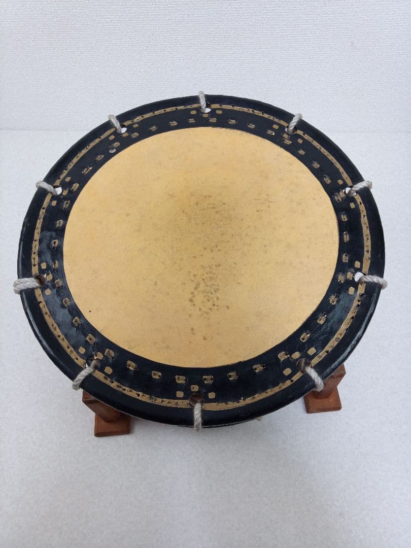 けやき 刳り貫き 締太鼓 台付　*AR17