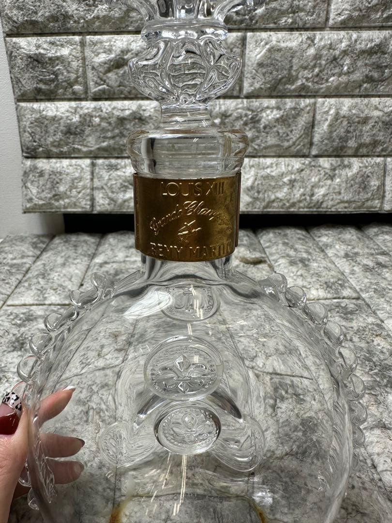 ルイ13世　空瓶　バカラ　レミーマルタン