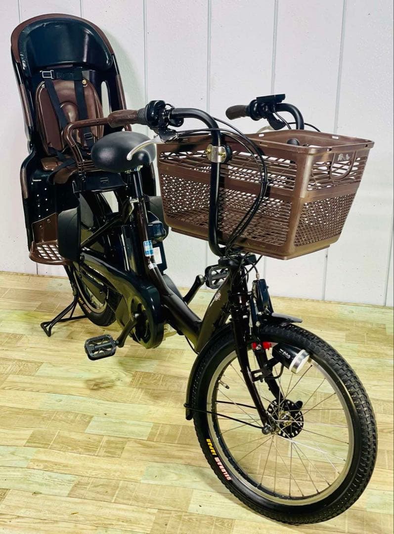 2784ヤマハ12.3アンペア3人乗り対応20インチ子供乗せ　電動アシスト自転車