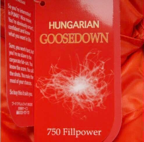 プーマ★ダウン ダブルジップ ロングコート オレンジ Mサイズ