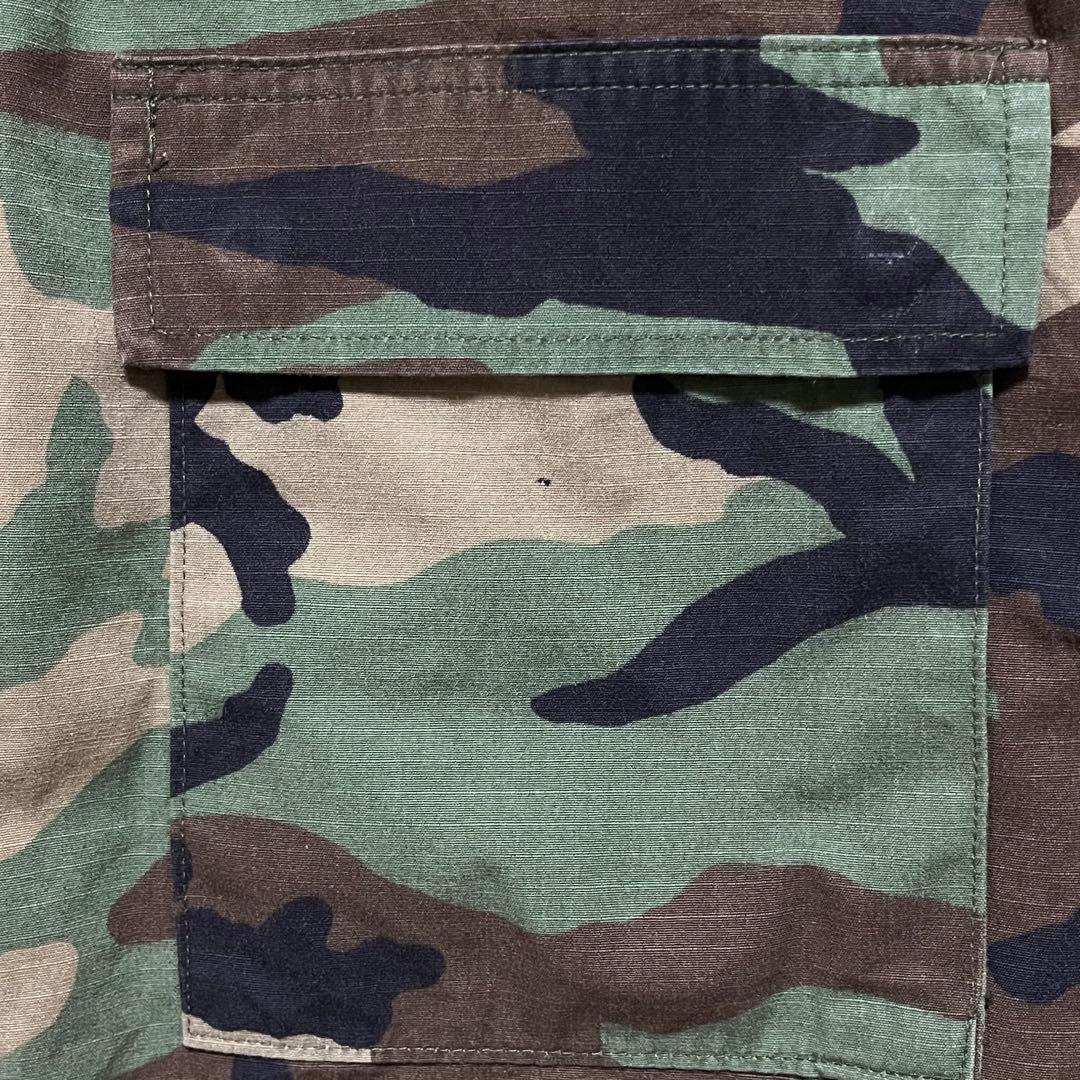 j116 US NAVY ウッドランドカモ コンバットジャケット ミリタリー