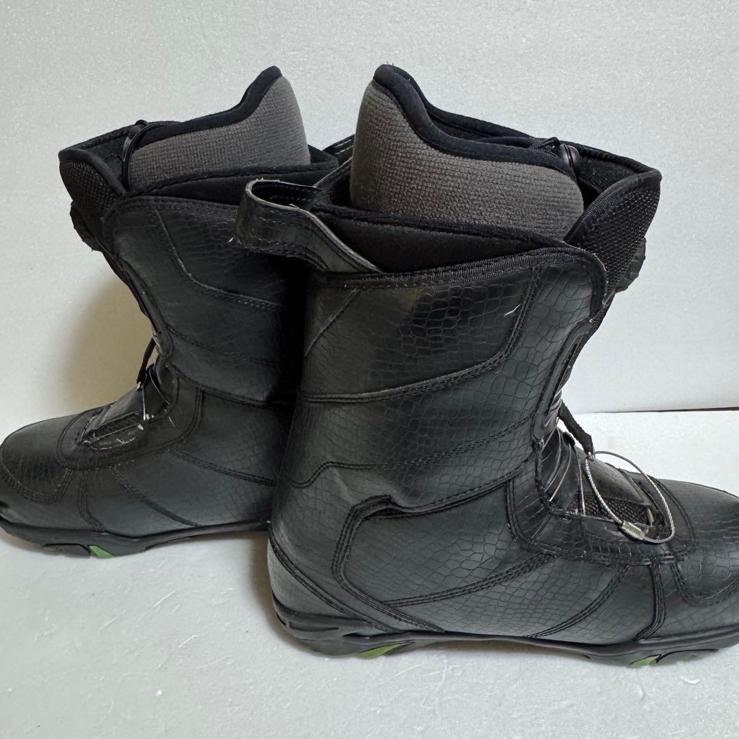 26cm Blackproスノーボードブーツ 男性用ブラック黒色BoAダイヤル式