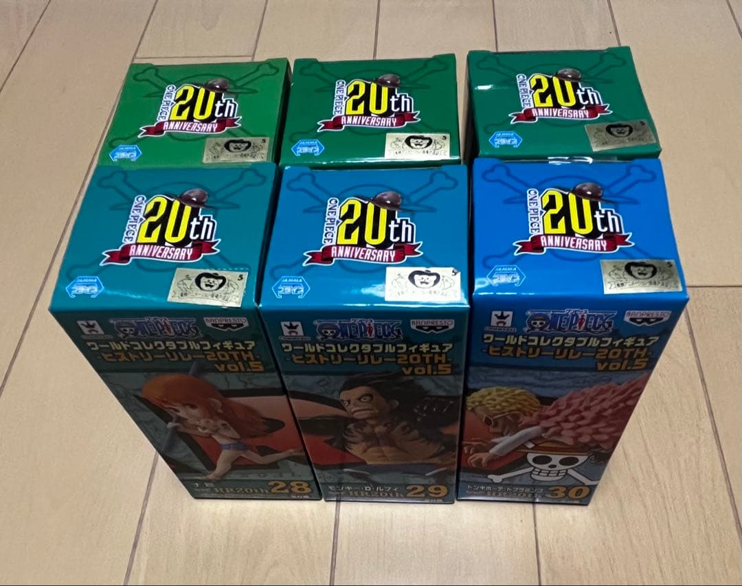 ワンピース　ワーコレ ヒストリーリレー20TH 全30種コンプ