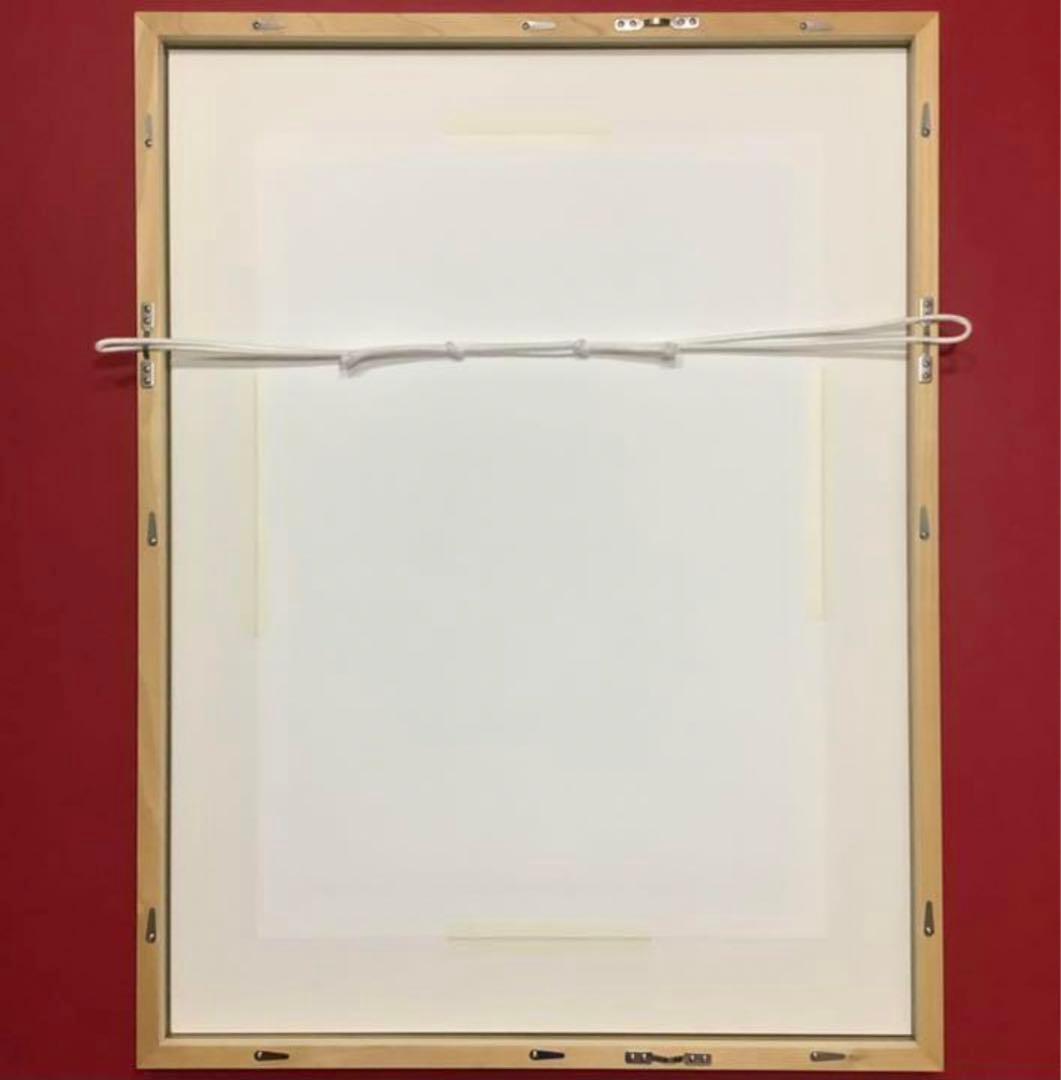 絵画・額縁・版画・安川 眞慈・新品未使用・赤富士ねがい・美術品・インテリア・雑貨