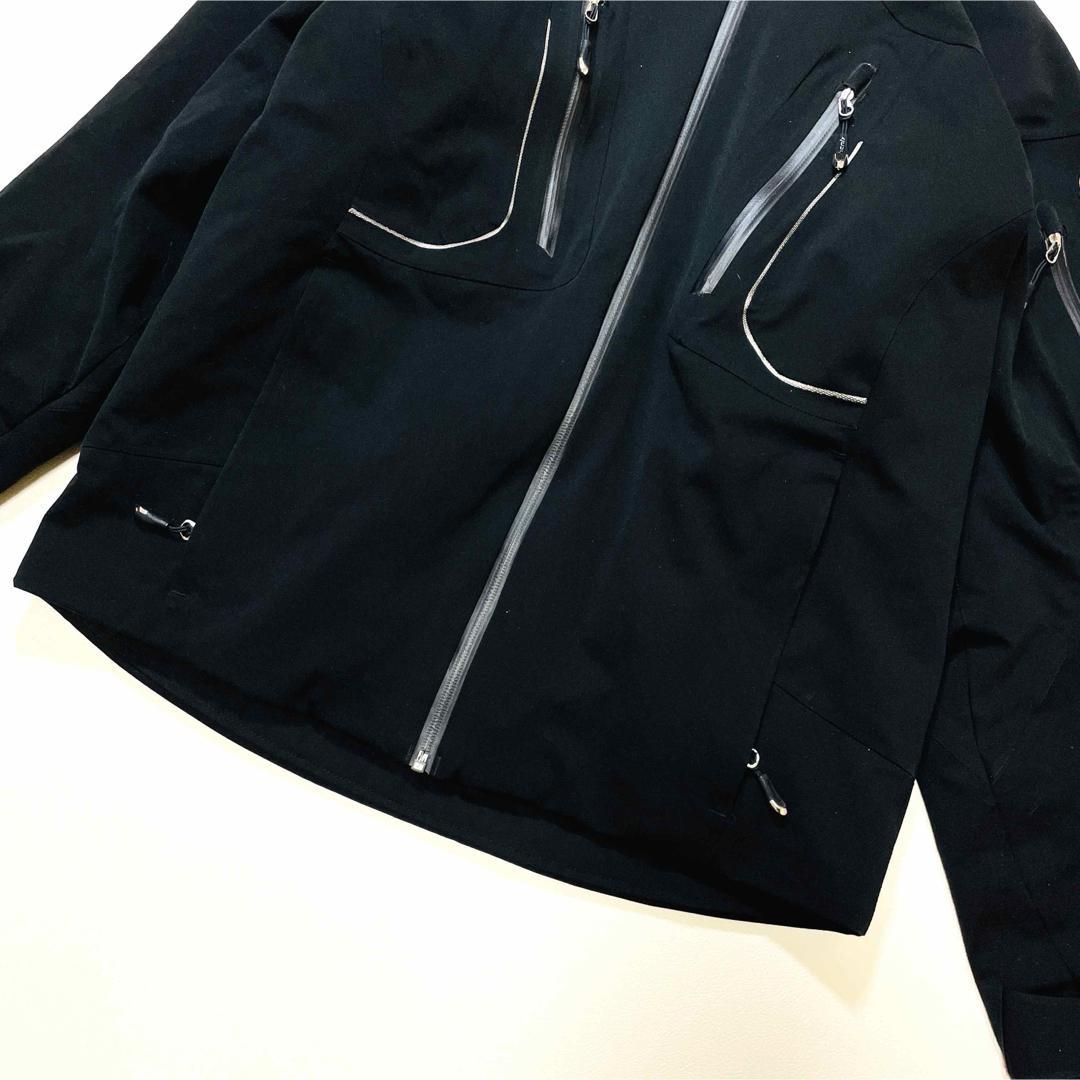 6644【美品】フェニックス　スキーウェア　上下セット　メンズ　ブラック