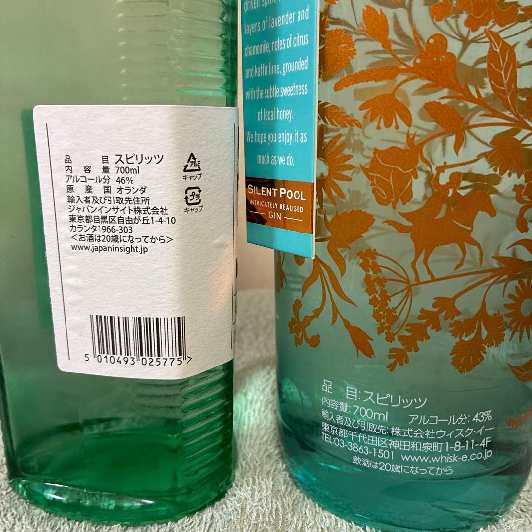 サイレントプール & No3 700ml ジン GIN