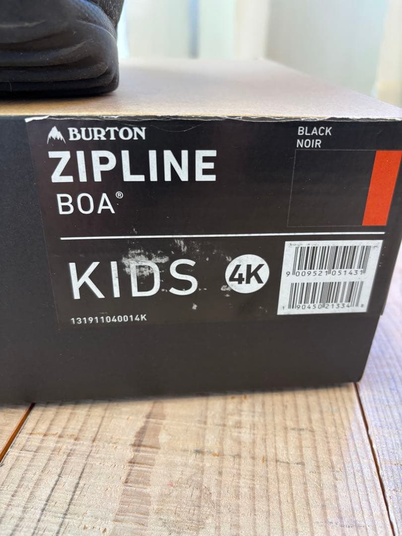 Burton Zipline BOA キッズ用スノーボードブーツ　22cm