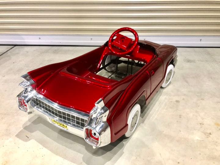 ◼️超希少　キャデラック　ペダルカー　カスタム　キャンディーレッド◼️