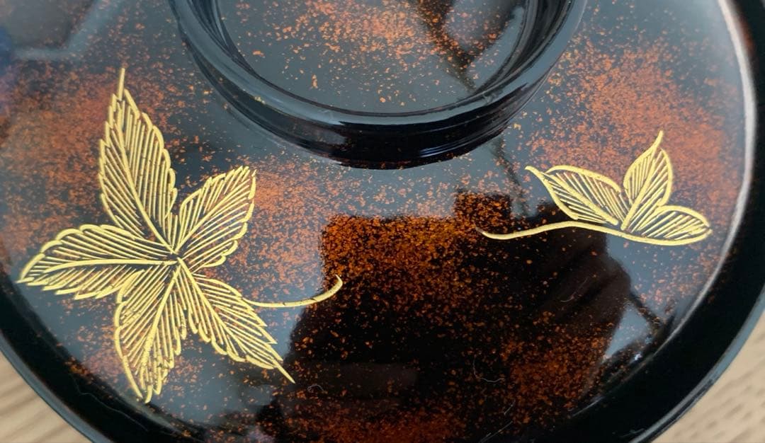 最終価格28日迄　沈金蒔絵木製吸物椀10客　時代物　アンティーク　珍品　お正月