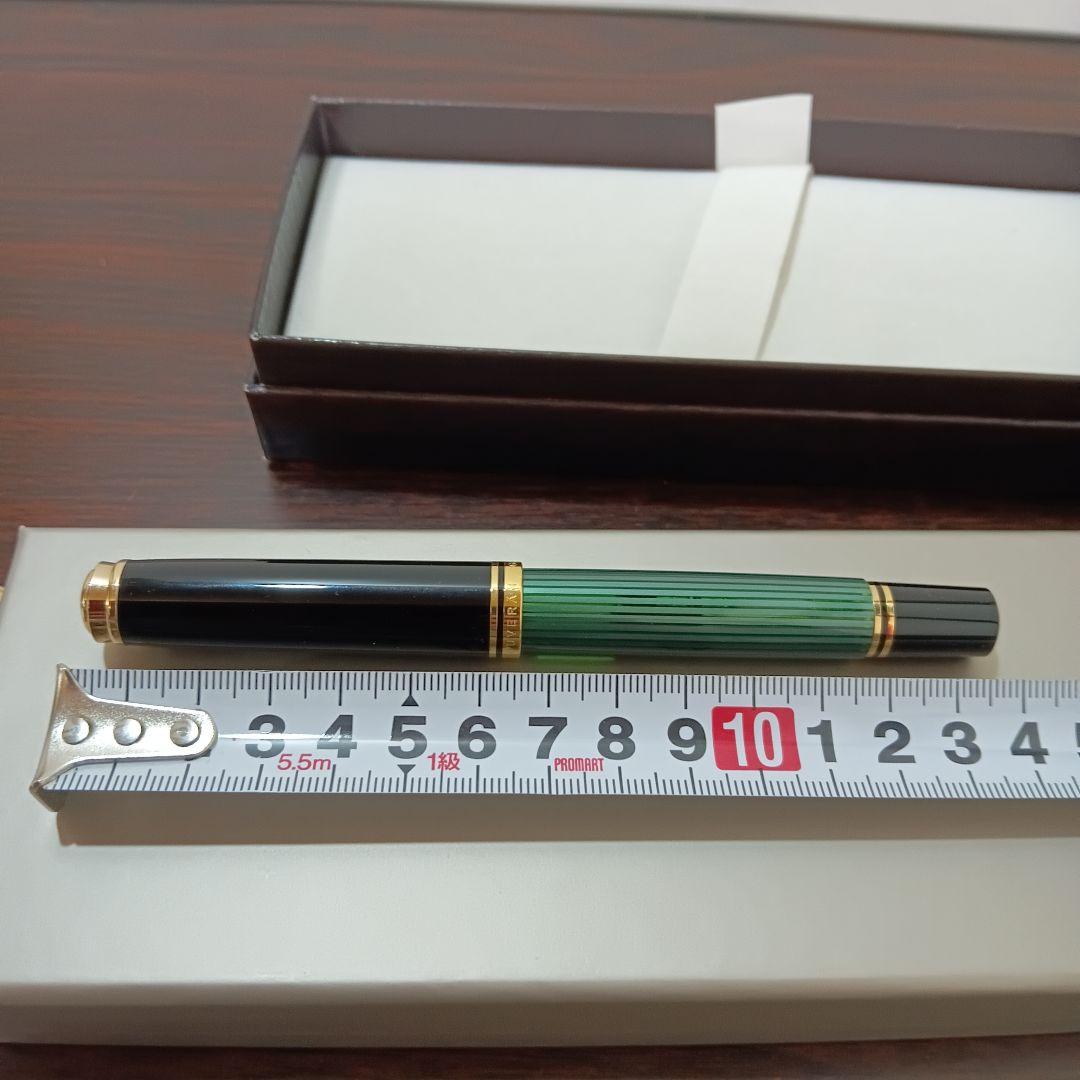 10-1　専用　Pelikan 万年筆 スーべレーン M800 緑縞 F 18k