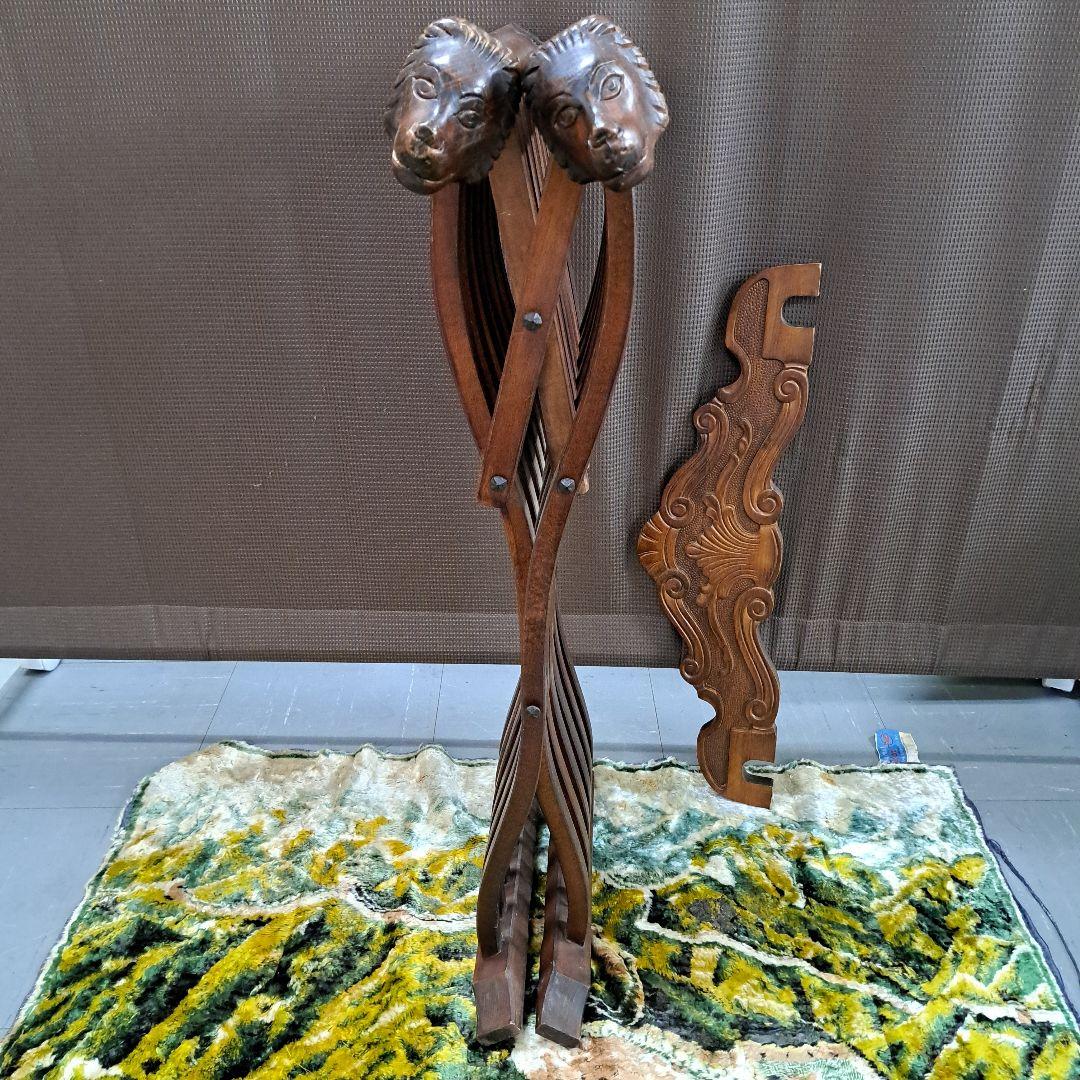 ♡イタリア製　サヴォナローラチェアー 木製折り椅子♡