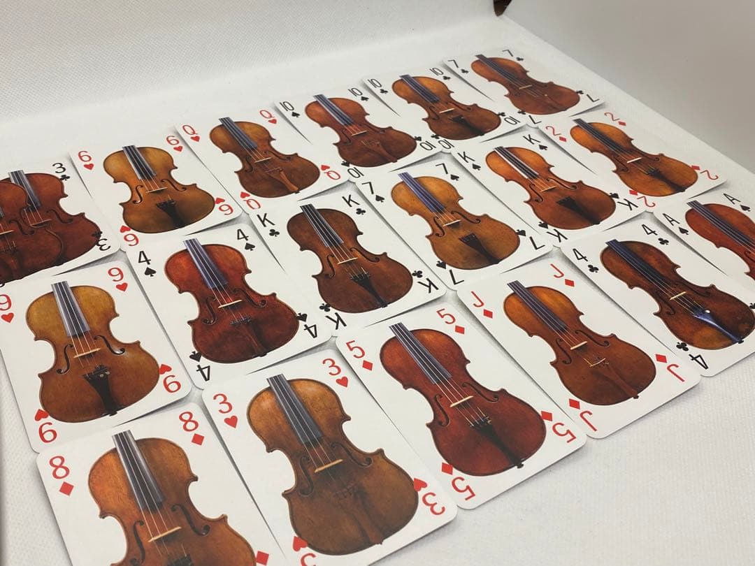 激レア　貴重　モンドムジカ　記念品　トランプ　非売品　バイオリン名作　匿名配送