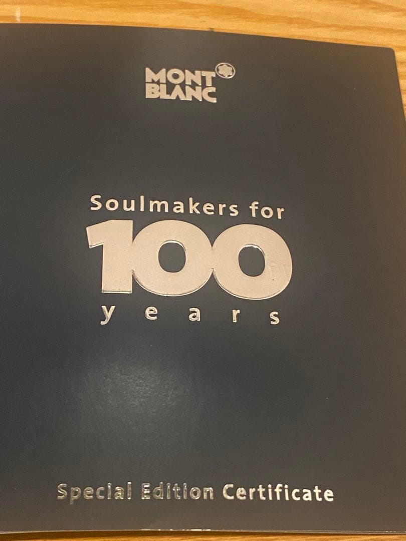 MONT BLANC 100周年Starwalker ball pen