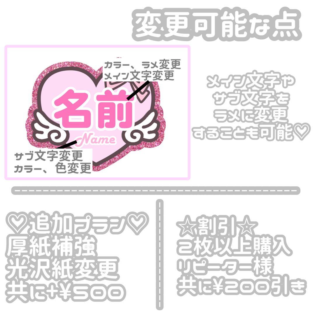 連結文字パネル うちわ文字 ネームボード オーダーページ 受付中