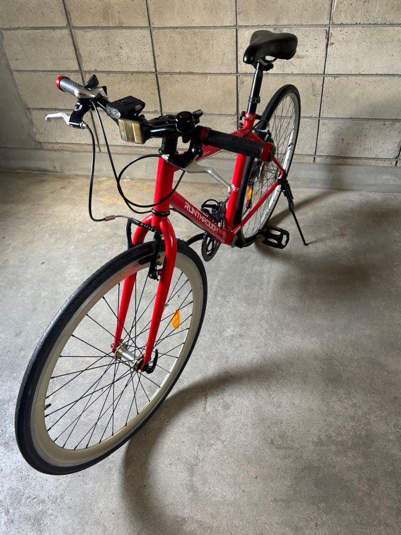 りんさん専用「赤 クロスバイク (700c)」[配達可能]