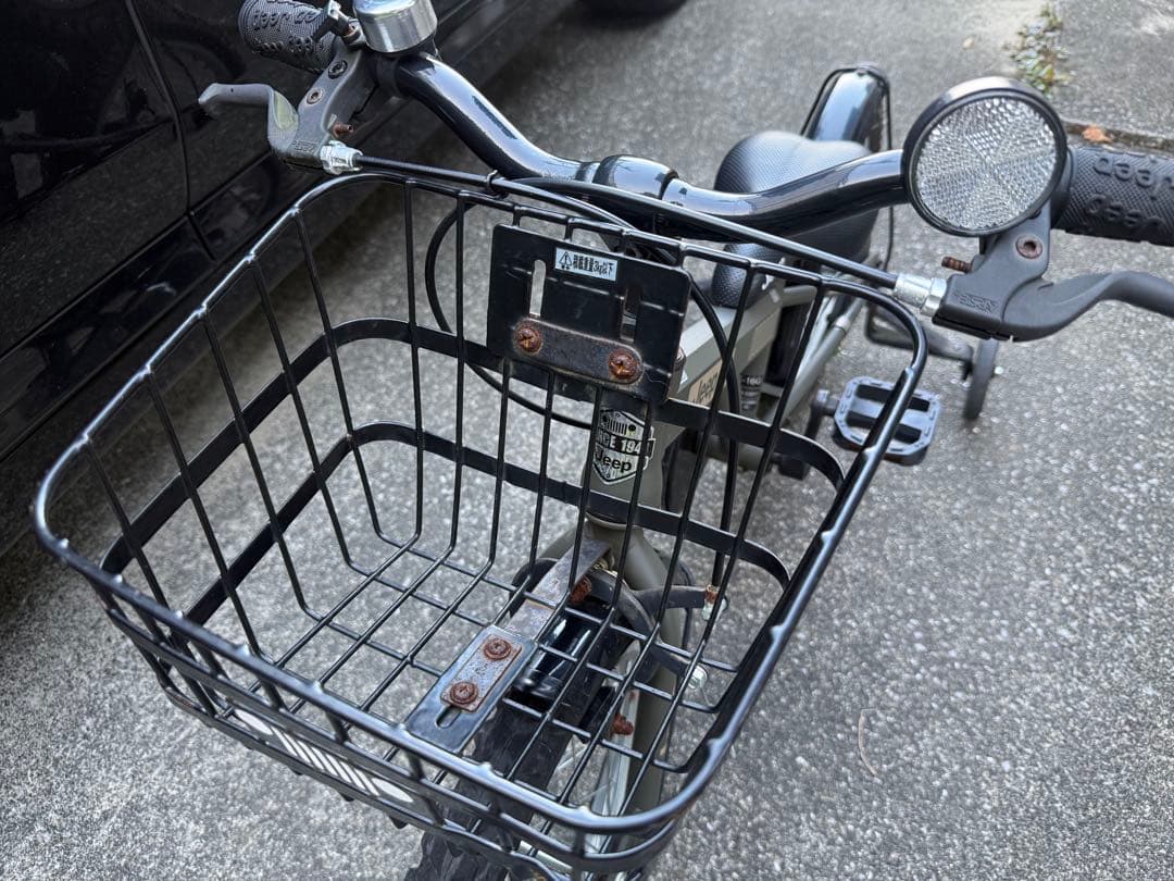 Jeep キッズバイク 16インチ JE-16G｜2022年2月購入サビあり／