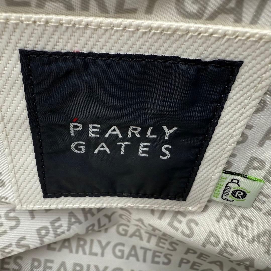 美品✨PEARLY GATES ロッカーバッグ 大型 ロゴ 大容量 白