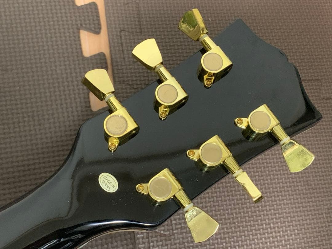 フォトジェニック Photo Genic LPC レスポールカスタム 黒 新ロゴ