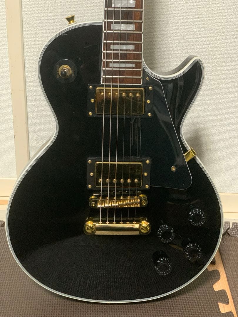 フォトジェニック Photo Genic LPC レスポールカスタム 黒 新ロゴ