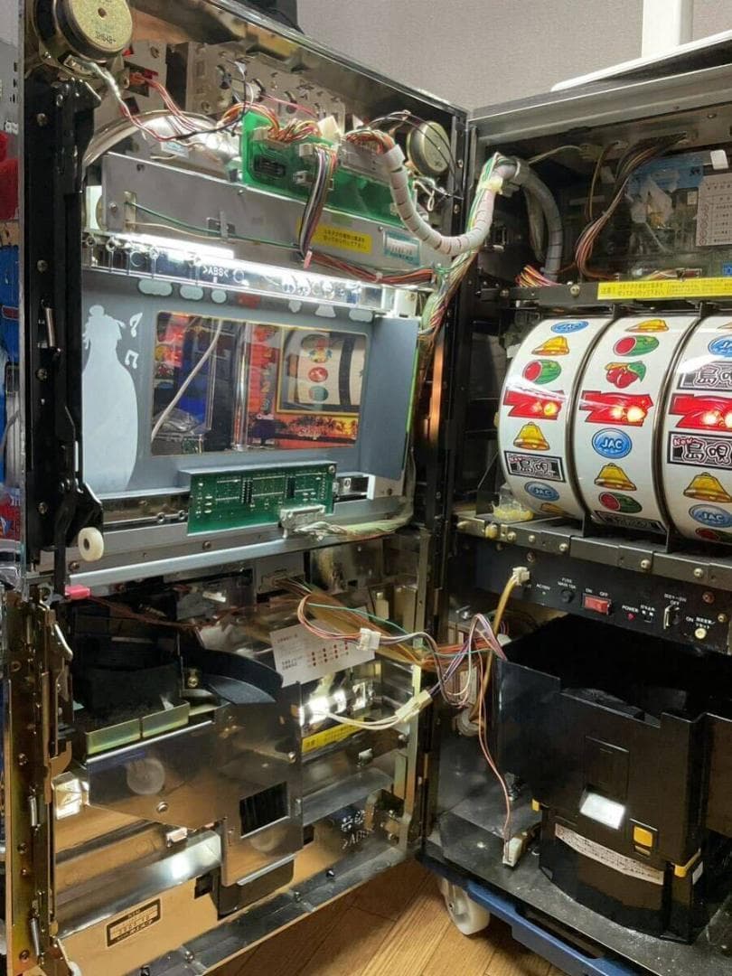 【パチスロ実機】オリンピア★NEW島唄30【オートプレイ付不要機付】４号機