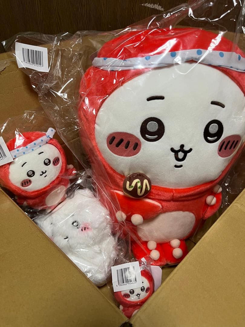 ちいかわ たこイカくじ A賞C賞D賞コンプリート増えちゃった毛量なちいかわ