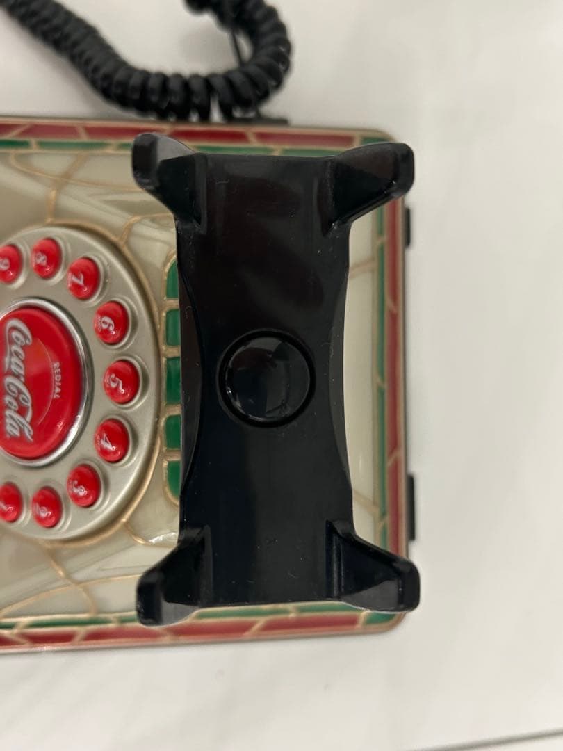 コカコーラ　電話機　ステンドグラス風　アンティーク　ビンテージ