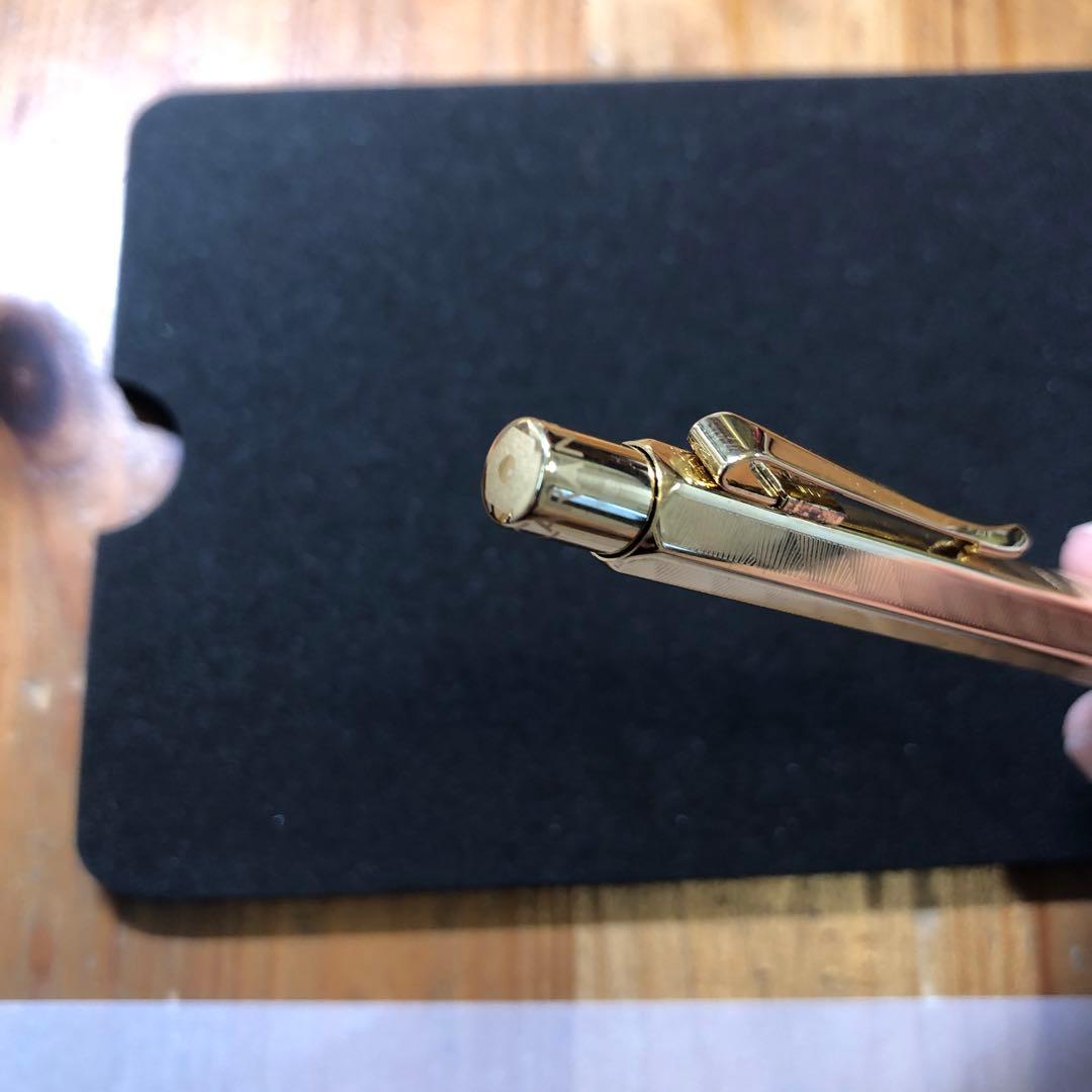 カランダッシュ　エクリドール　シュブロン　ボールペン　ローズゴールド　限定品