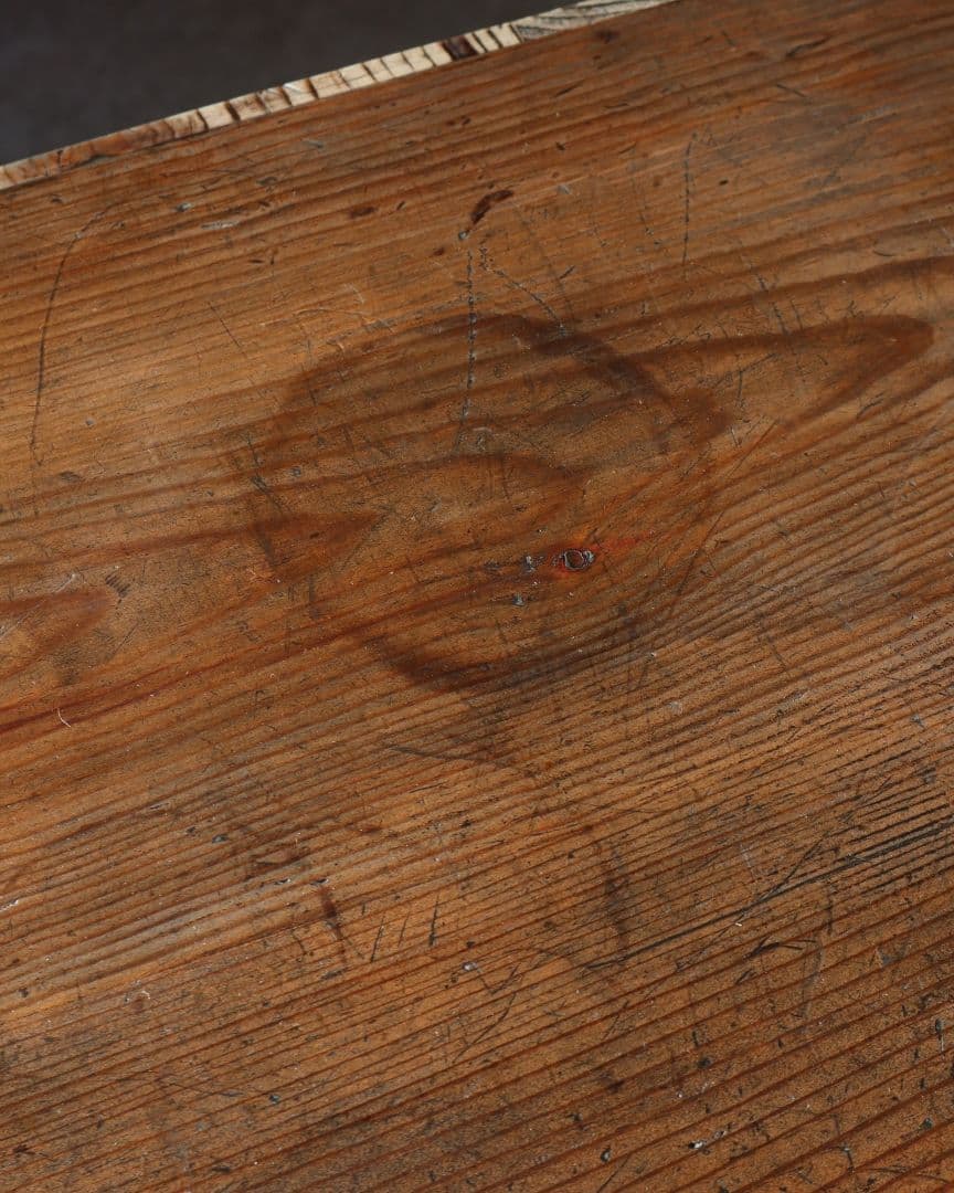 古い松(マツ)材ガラス戸棚　古道具 古家具 アンティーク 戸棚 カフェ ガラス