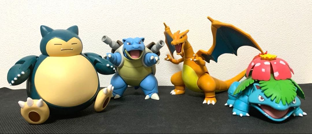 D-Arts ポケモン 御三家+カビゴンアクションフィギュア4点セット
