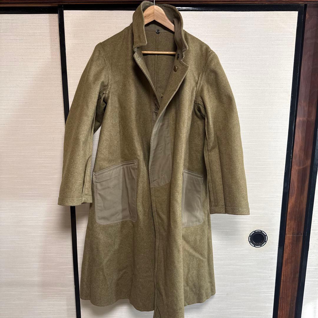 【極美品】日本陸軍九八式冬用兵外套　日本軍　軍装
