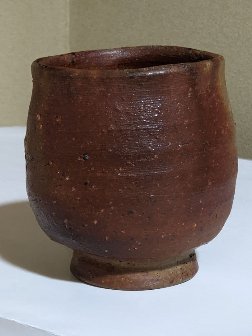 ♦六古窯 備前焼 古作 ぐい呑み 古美術品 アンティーク 骨董品 コレクション