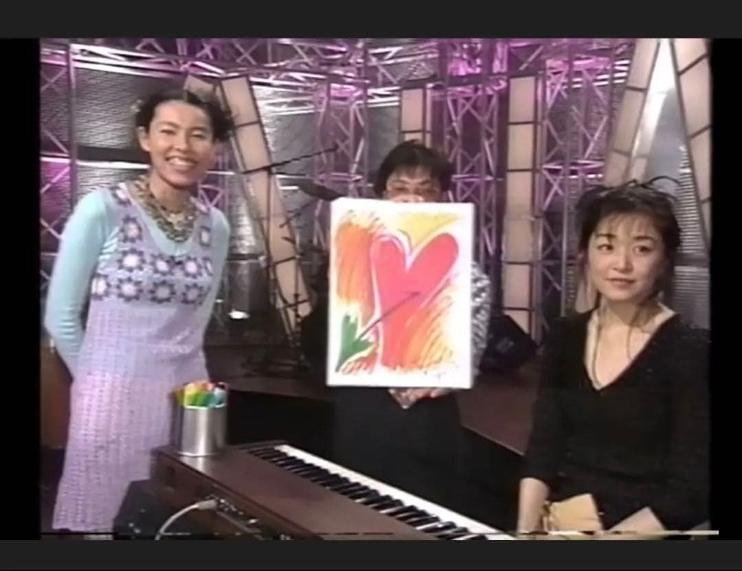 谷村有美　直筆サイン入り絵画　 神谷町Live出演時の物