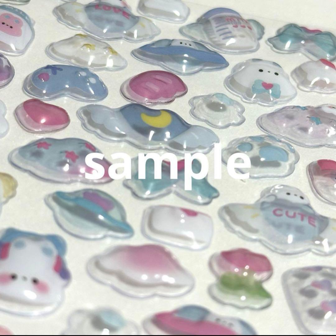 最安⭐️シール帳 A7透明 クリアバインダー シールリフィル 台紙10 パープル紫