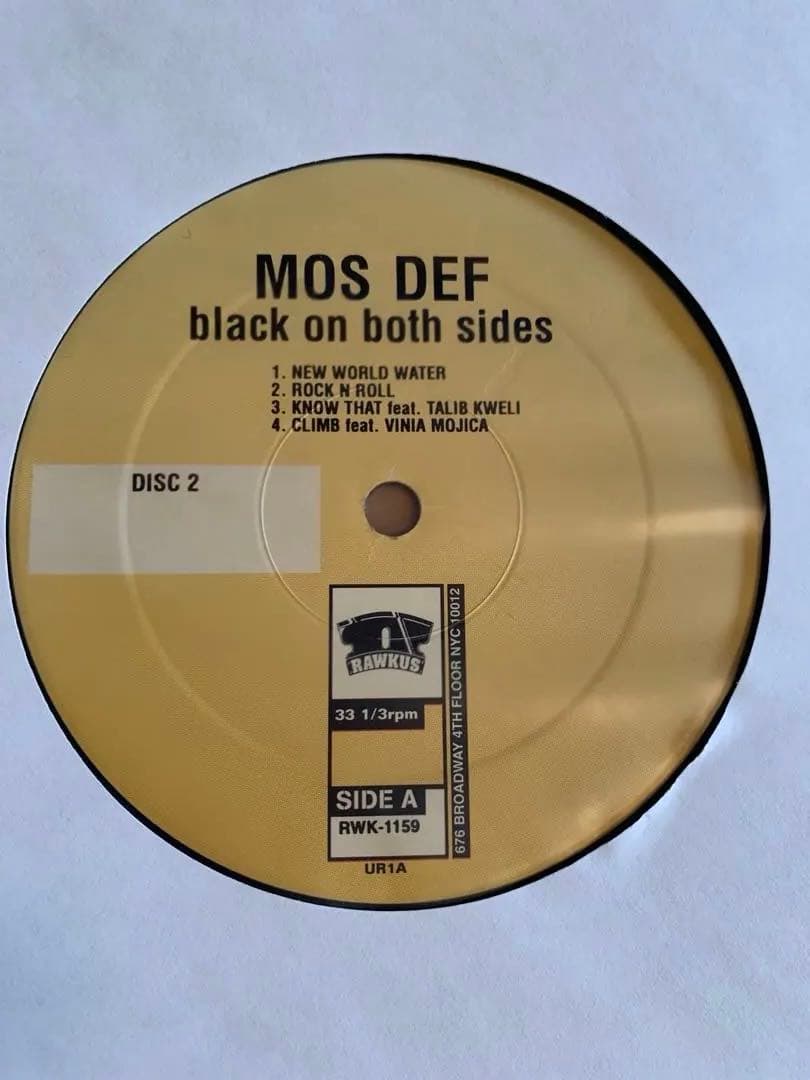 USオリジナル Mos Def – Black On Both Sides