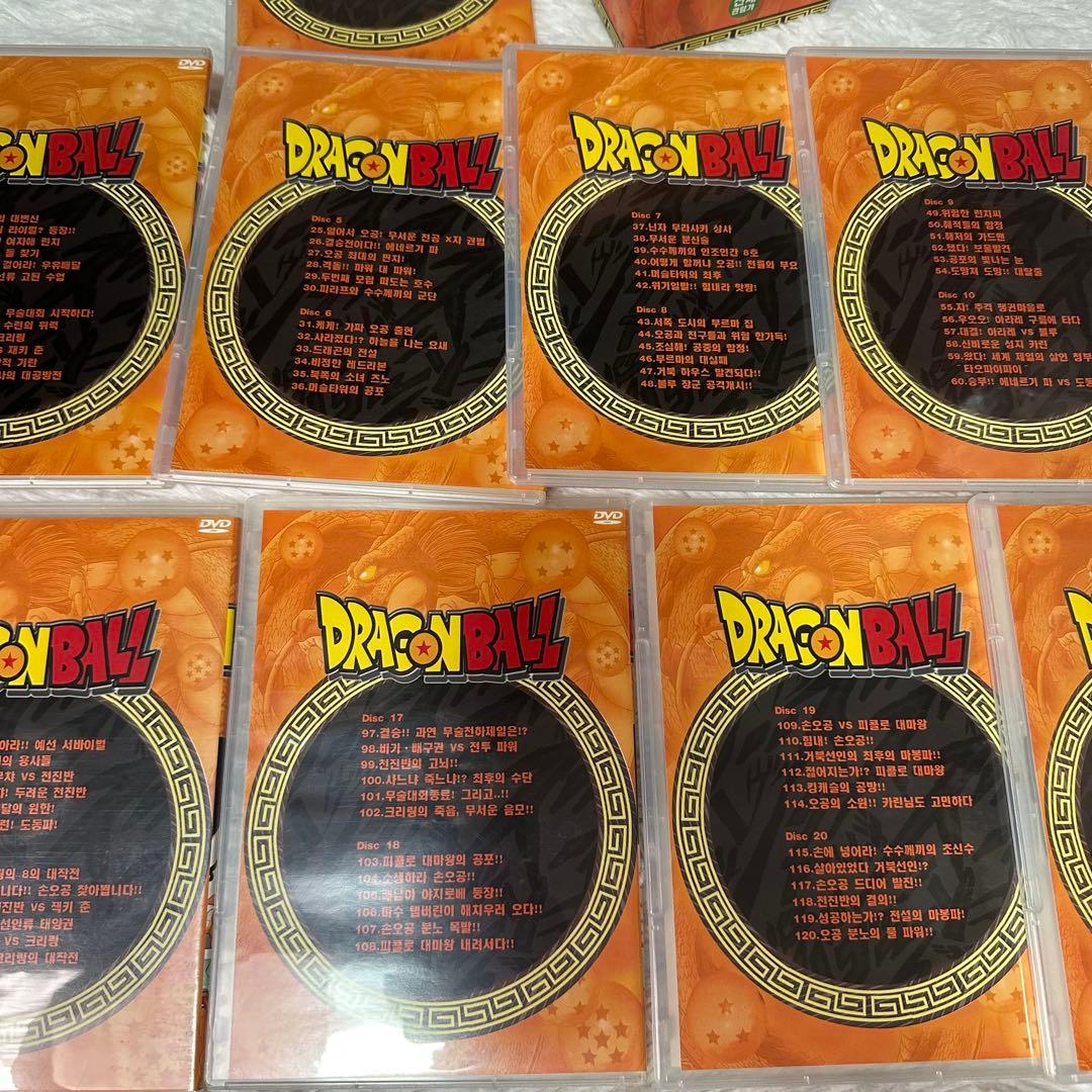 激レア！！ドラゴンボールDVD 韓国版 2枚組13セット クリーニング済み