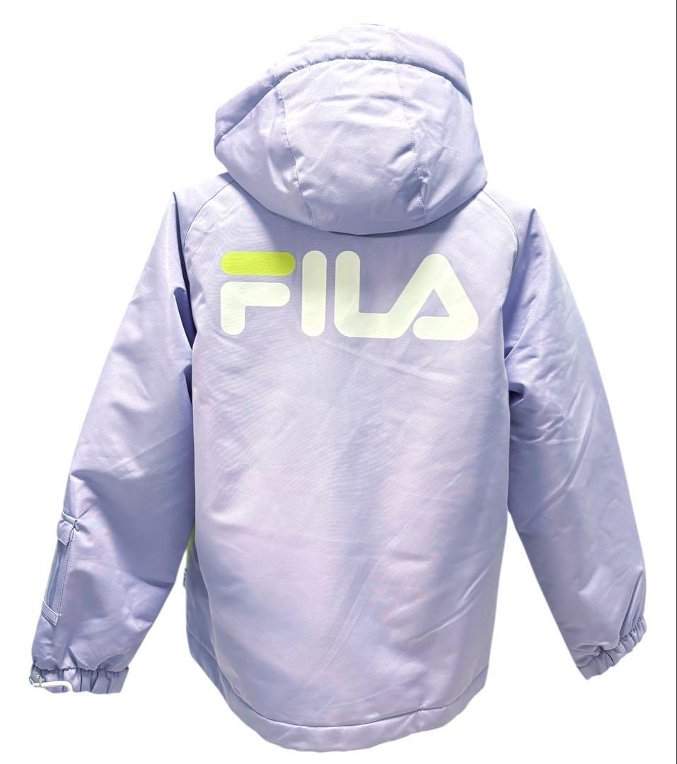 新品スキースノボウェア150FILAフィラ上下セパレートセットサイズ調整可能